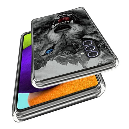 For Samsung Galaxy A54 5G Case Drop-resistant TPU Pattern Phone Shell