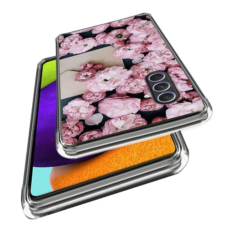 For Samsung Galaxy A54 5G Case Drop-resistant TPU Pattern Phone Shell