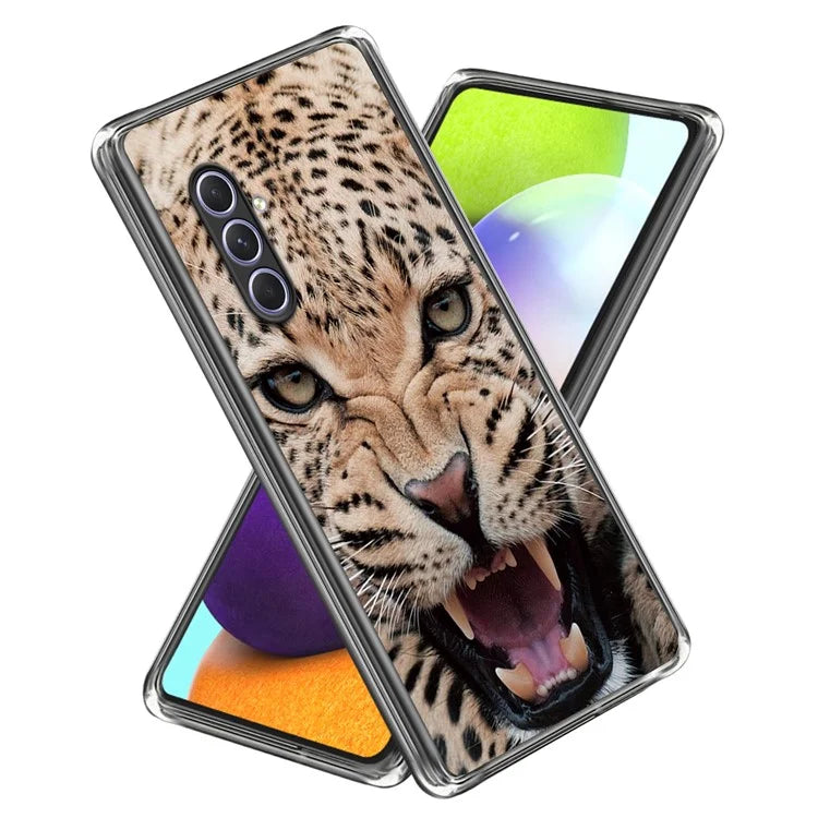 For Samsung Galaxy A54 5G Case Drop-resistant TPU Pattern Phone Shell