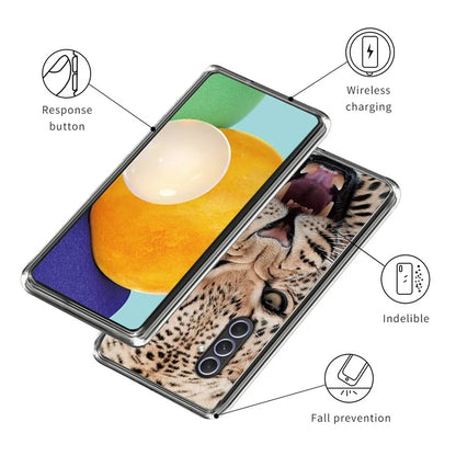 For Samsung Galaxy A54 5G Case Drop-resistant TPU Pattern Phone Shell