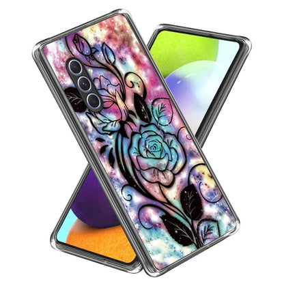 For Samsung Galaxy A54 5G Case Drop-resistant TPU Pattern Phone Shell