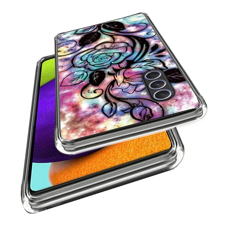 For Samsung Galaxy A54 5G Case Drop-resistant TPU Pattern Phone Shell