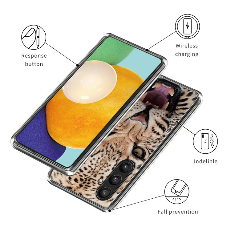 TPU Case for Samsung Galaxy S23 FE Shell Shock Absorbing Pattern Phone Cover
