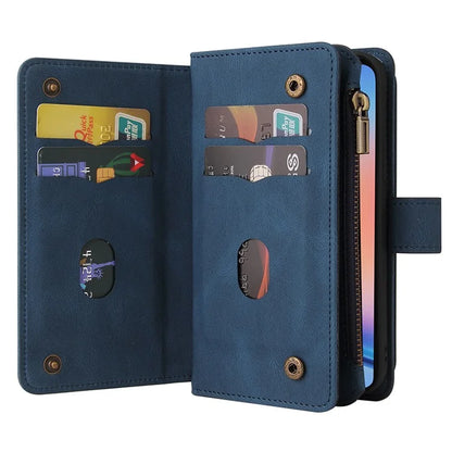 KT Multi-Functional Series-2 For Samsung Galaxy A35 5G Case Card Slots Leather Cover with Hand Strap