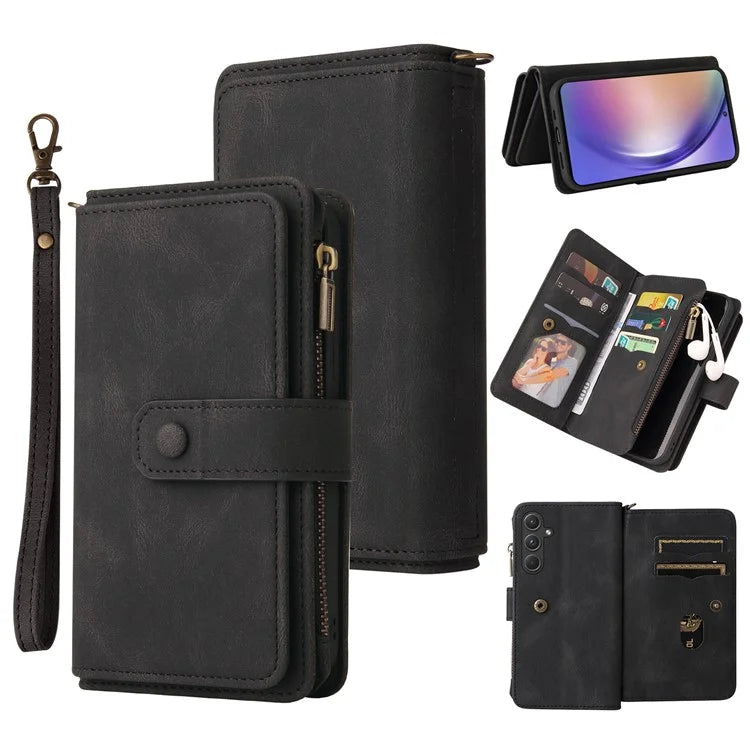 KT Multi-Functional Series-2 For Samsung Galaxy A55 5G Case Skin-touch Card Slots Phone Protector
