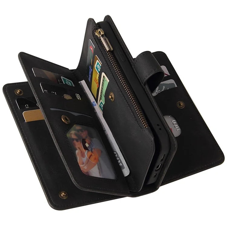KT Multi-Functional Series-2 For Samsung Galaxy A55 5G Case Skin-touch Card Slots Phone Protector