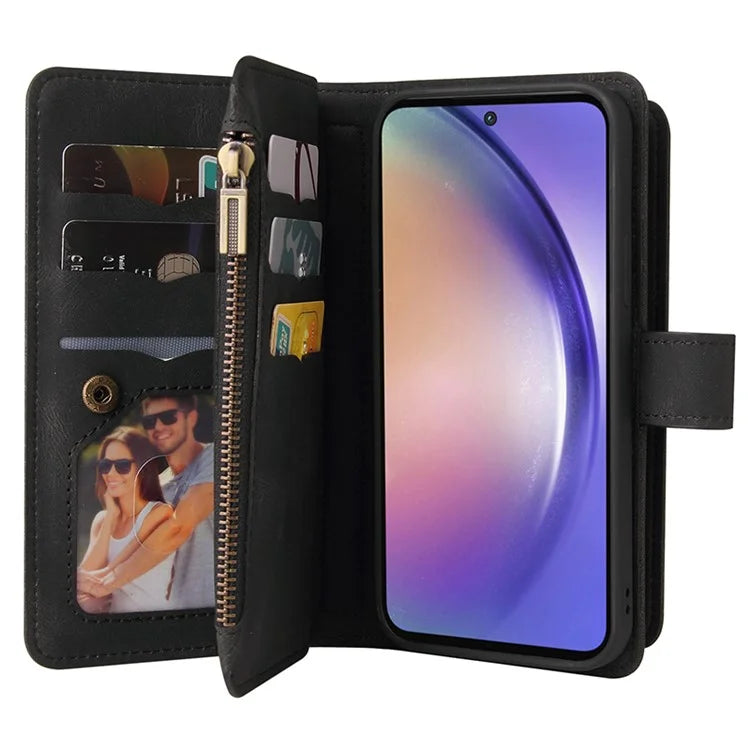 KT Multi-Functional Series-2 For Samsung Galaxy A55 5G Case Skin-touch Card Slots Phone Protector