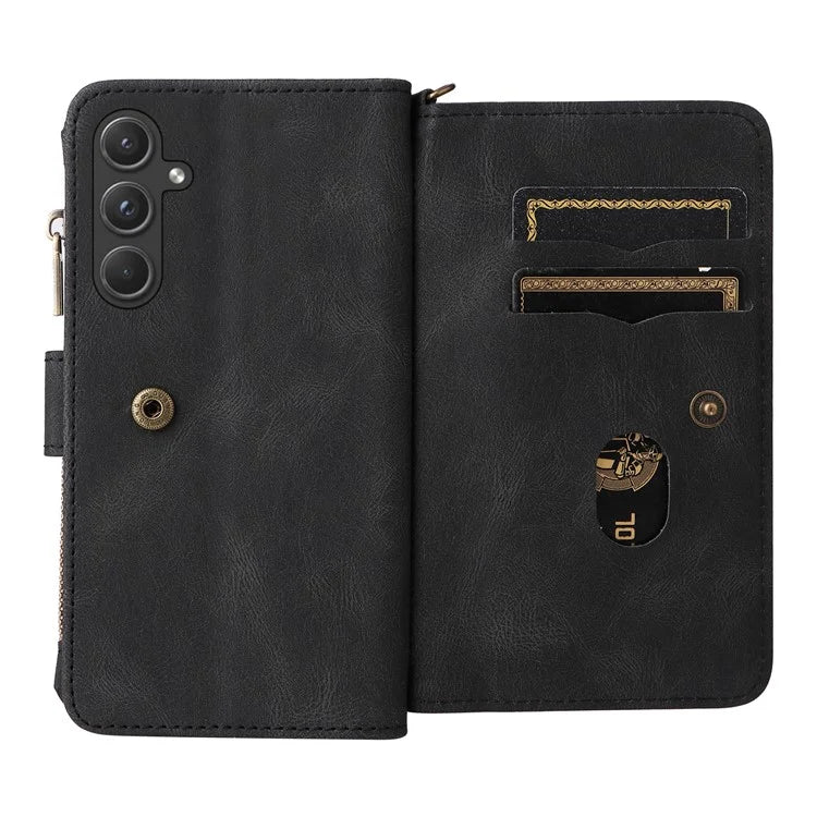KT Multi-Functional Series-2 For Samsung Galaxy A55 5G Case Skin-touch Card Slots Phone Protector
