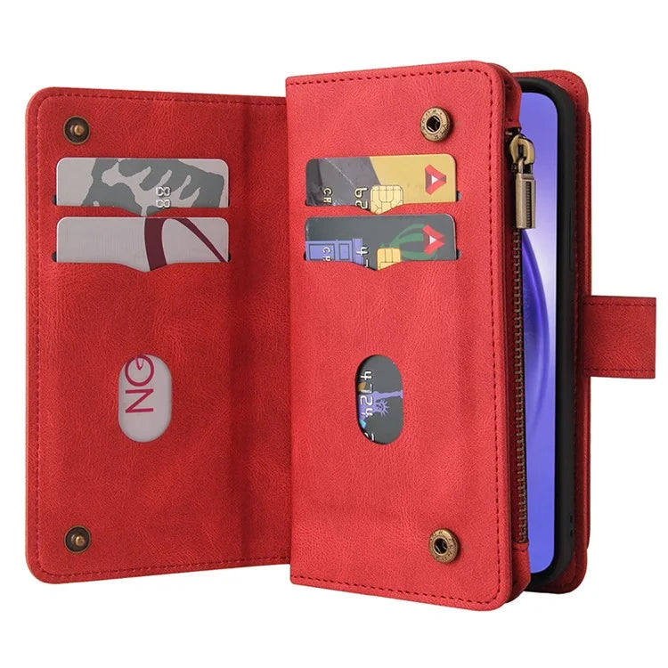KT Multi-Functional Series-2 For Samsung Galaxy A55 5G Case Skin-touch Card Slots Phone Protector