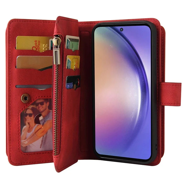 KT Multi-Functional Series-2 For Samsung Galaxy A55 5G Case Skin-touch Card Slots Phone Protector