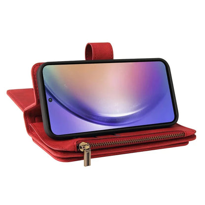 KT Multi-Functional Series-2 For Samsung Galaxy A55 5G Case Skin-touch Card Slots Phone Protector