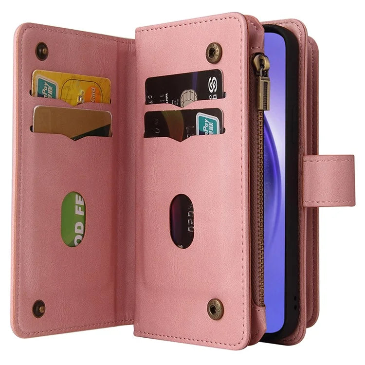 KT Multi-Functional Series-2 For Samsung Galaxy A55 5G Case Skin-touch Card Slots Phone Protector