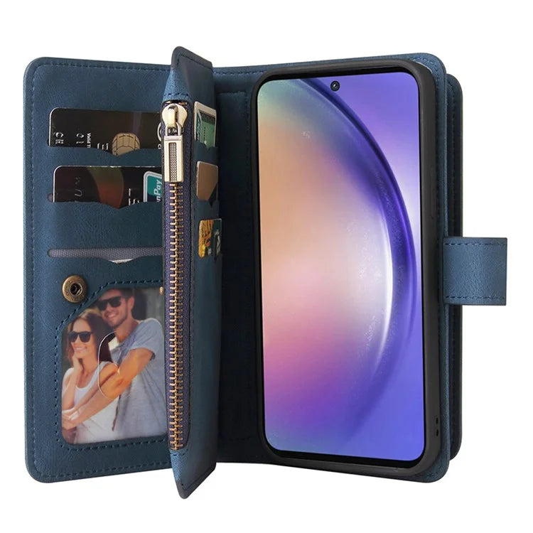 KT Multi-Functional Series-2 For Samsung Galaxy A55 5G Case Skin-touch Card Slots Phone Protector