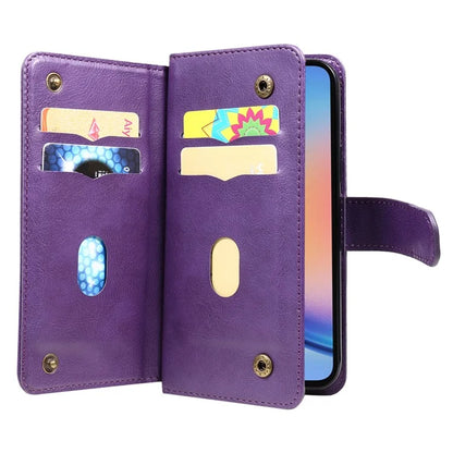 KT Multi-functional Series-1 For Samsung Galaxy A35 5G Phone Leather Case Multiple Card Slots