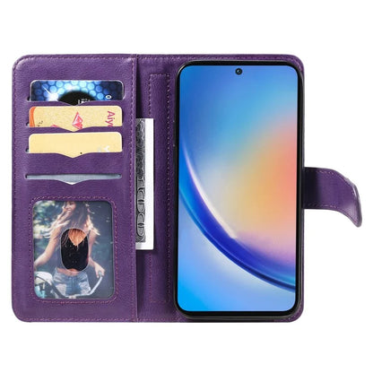KT Multi-functional Series-1 For Samsung Galaxy A35 5G Phone Leather Case Multiple Card Slots