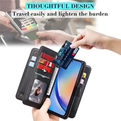 KT Multi-functional Series-1 For Samsung Galaxy A35 5G Phone Leather Case Multiple Card Slots