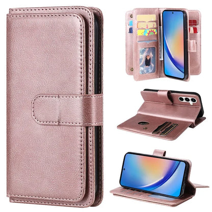 KT Multi-functional Series-1 For Samsung Galaxy A35 5G Phone Leather Case Multiple Card Slots