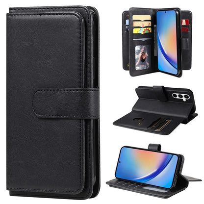 KT Multi-functional Series-1 For Samsung Galaxy A35 5G Phone Leather Case Multiple Card Slots
