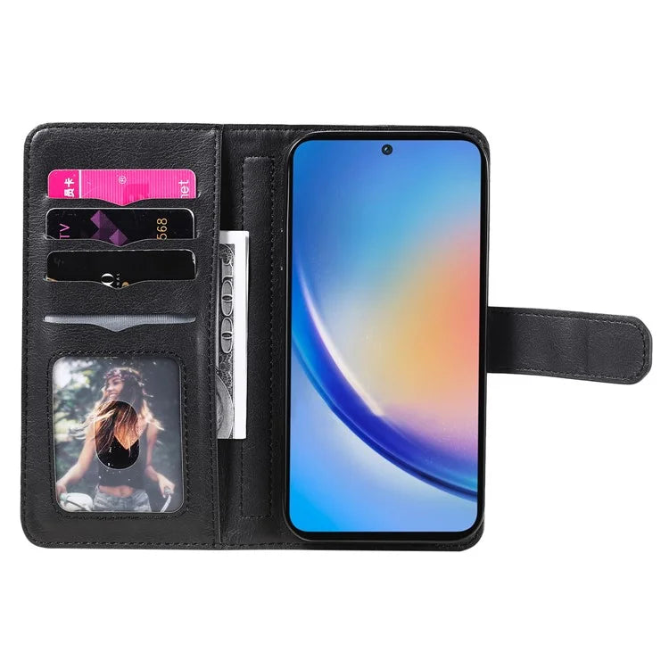 KT Multi-functional Series-1 For Samsung Galaxy A35 5G Phone Leather Case Multiple Card Slots