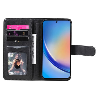 KT Multi-functional Series-1 For Samsung Galaxy A35 5G Phone Leather Case Multiple Card Slots