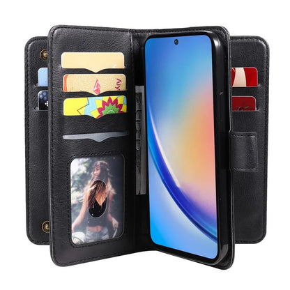 KT Multi-functional Series-1 For Samsung Galaxy A35 5G Phone Leather Case Multiple Card Slots