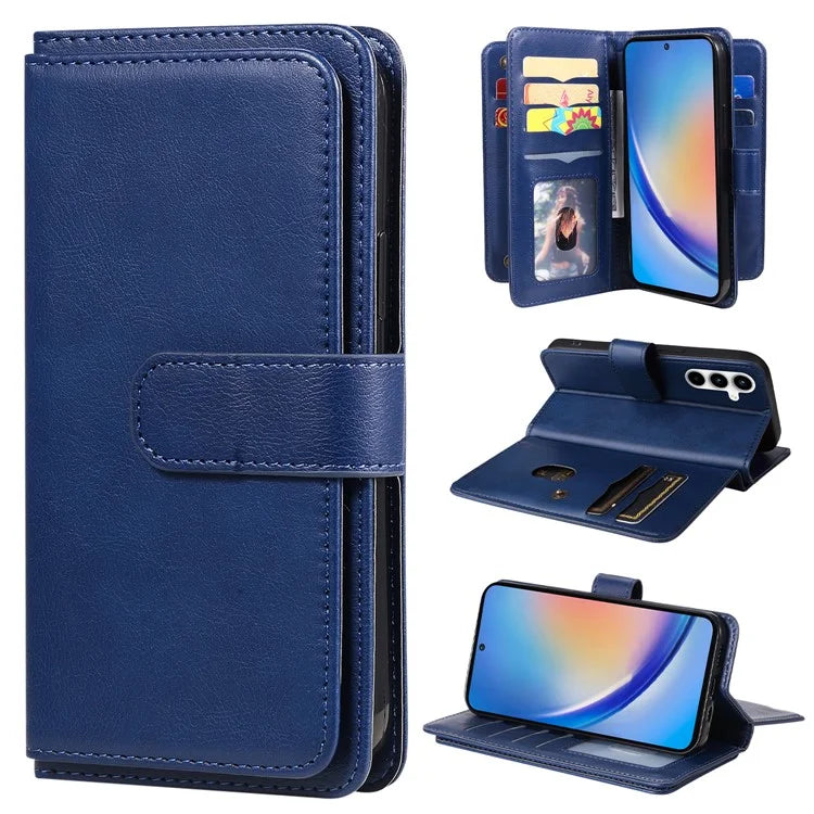 KT Multi-functional Series-1 For Samsung Galaxy A35 5G Phone Leather Case Multiple Card Slots