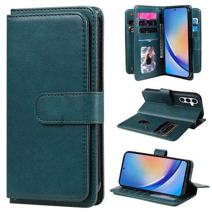 KT Multi-functional Series-1 For Samsung Galaxy A35 5G Phone Leather Case Multiple Card Slots