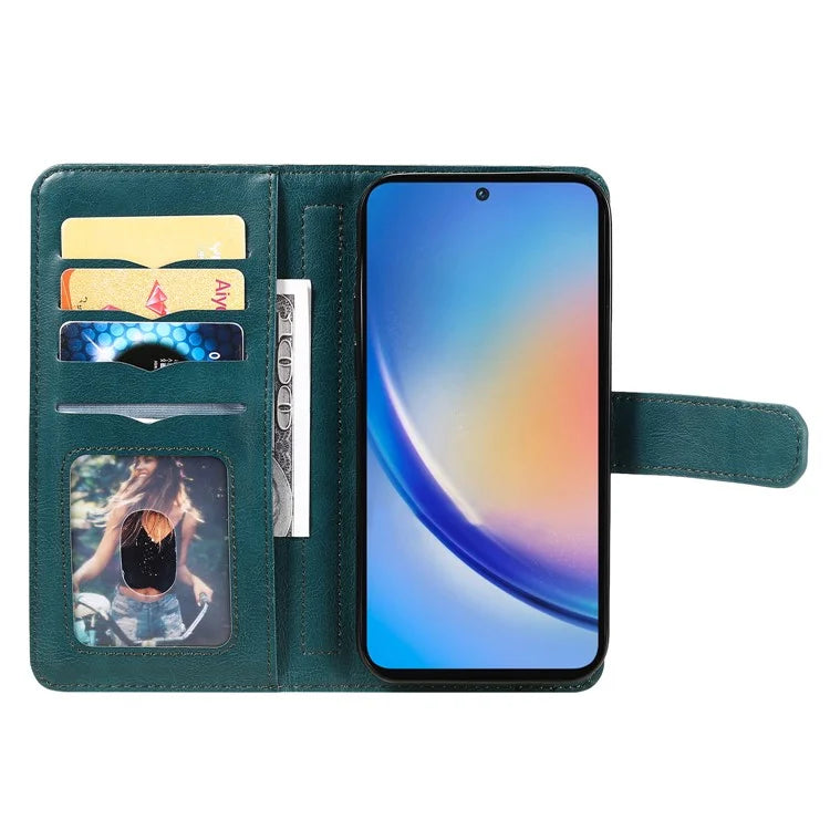 KT Multi-functional Series-1 For Samsung Galaxy A35 5G Phone Leather Case Multiple Card Slots