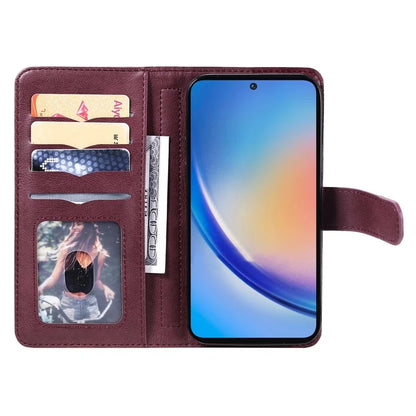 KT Multi-functional Series-1 For Samsung Galaxy A35 5G Phone Leather Case Multiple Card Slots