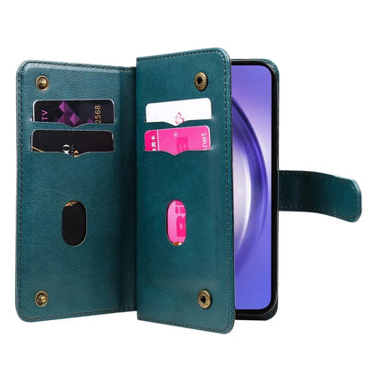 KT Multi-functional Series-1 For Samsung Galaxy A55 5G Leather Case Stand 10 Card Slots