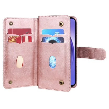 KT Multi-functional Series-1 For Samsung Galaxy A55 5G Leather Case Stand 10 Card Slots