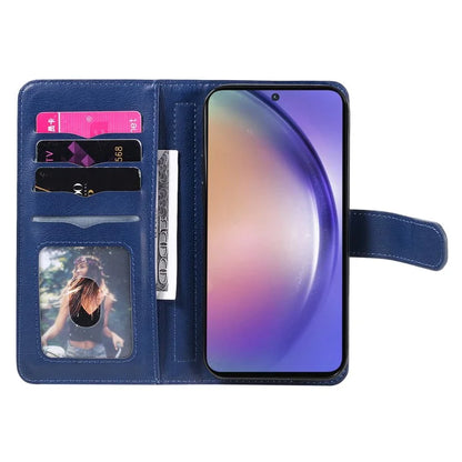 KT Multi-functional Series-1 For Samsung Galaxy A55 5G Leather Case Stand 10 Card Slots