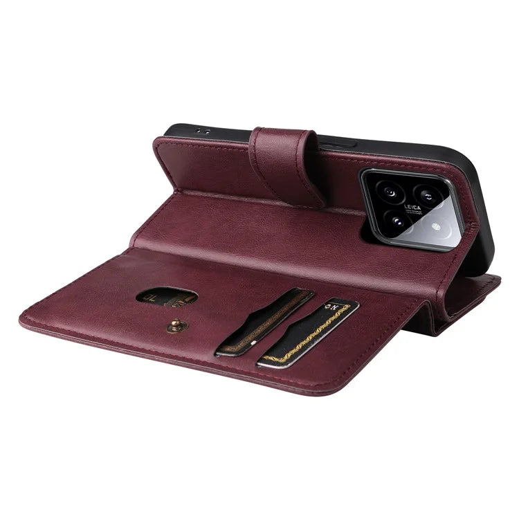 KT Multi-functional Series-1 For Xiaomi 14 Wallet Case Flip Leather Cover