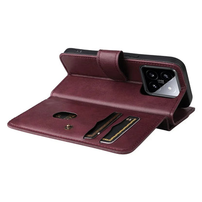 KT Multi-functional Series-1 For Xiaomi 14 Wallet Case Flip Leather Cover