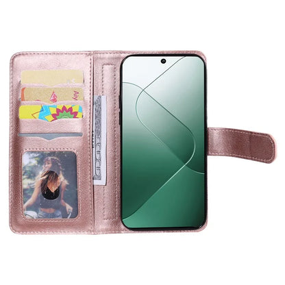 KT Multi-functional Series-1 For Xiaomi 14 Wallet Case Flip Leather Cover