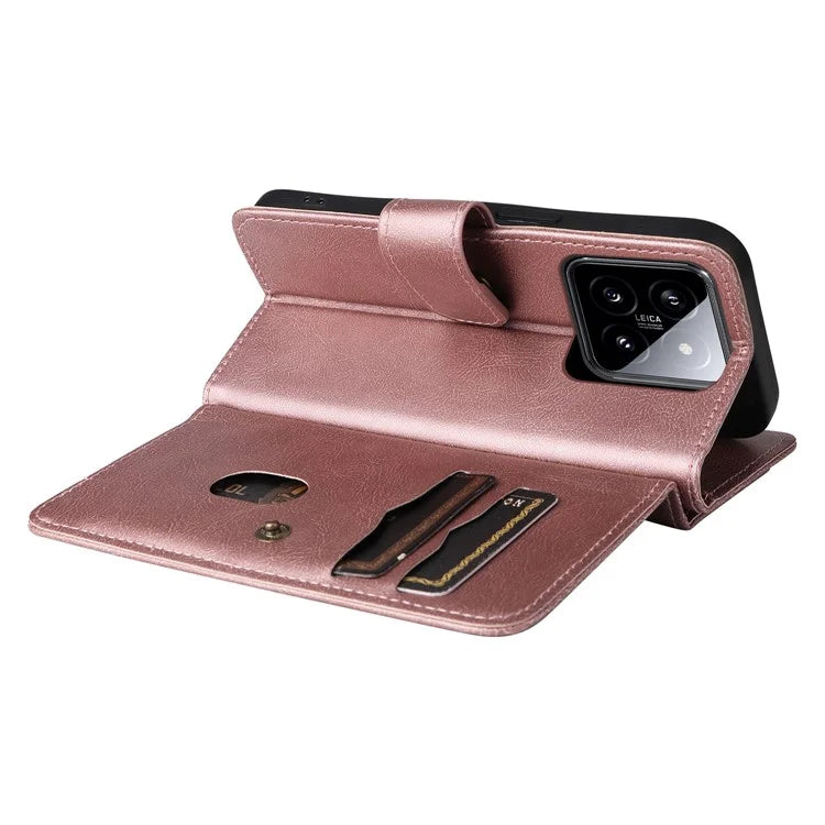 KT Multi-functional Series-1 For Xiaomi 14 Wallet Case Flip Leather Cover