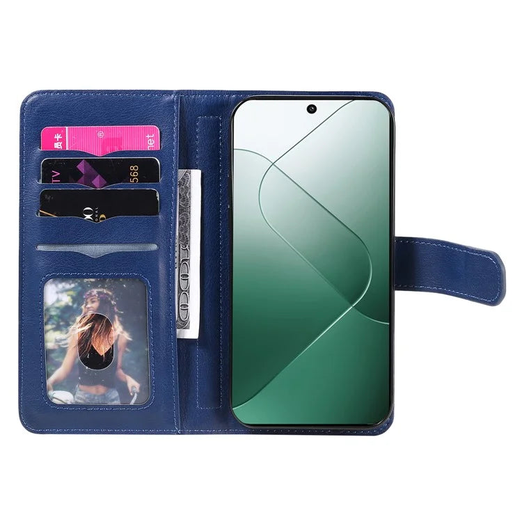 KT Multi-functional Series-1 For Xiaomi 14 Wallet Case Flip Leather Cover