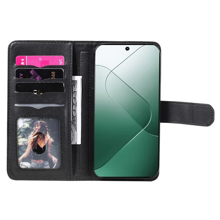 KT Multi-functional Series-1 For Xiaomi 14 Wallet Case Flip Leather Cover
