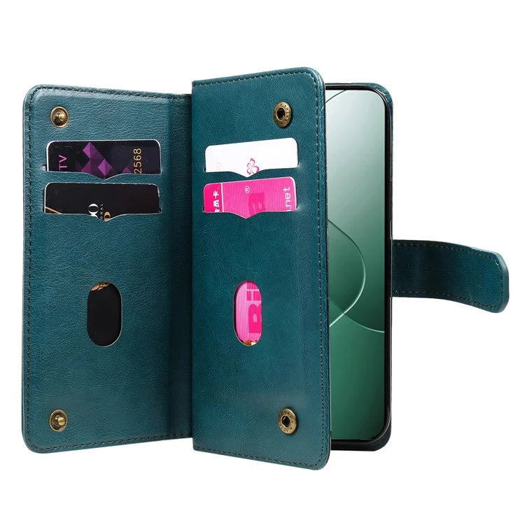 KT Multi-functional Series-1 For Xiaomi 14 Wallet Case Flip Leather Cover