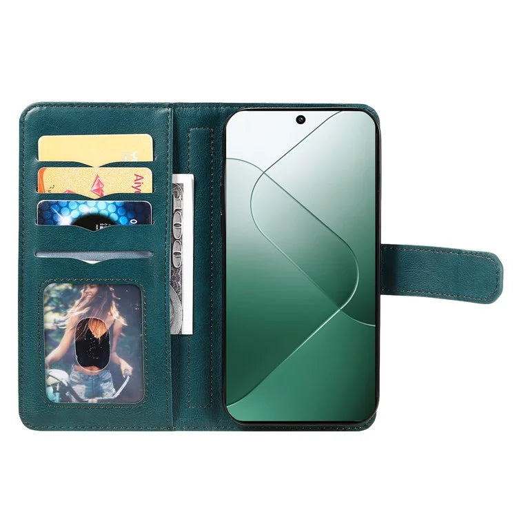 KT Multi-functional Series-1 For Xiaomi 14 Wallet Case Flip Leather Cover