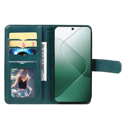 KT Multi-functional Series-1 For Xiaomi 14 Wallet Case Flip Leather Cover
