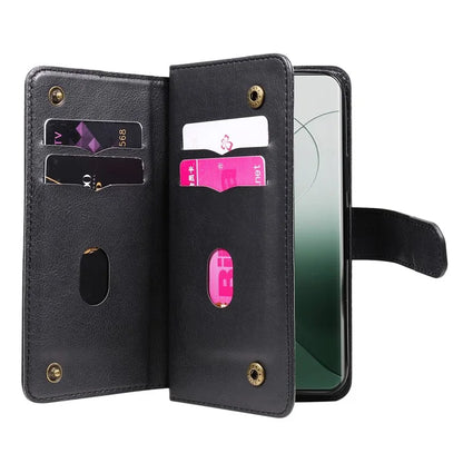 KT Multi-functional Series-1 For Xiaomi 14 Pro Leather Wallet Case with 10 Card Slots