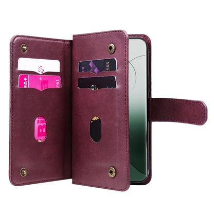 KT Multi-functional Series-1 For Xiaomi 14 Pro Leather Wallet Case with 10 Card Slots