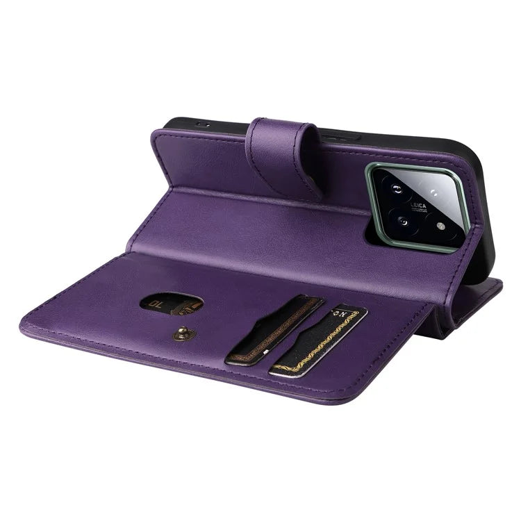 KT Multi-functional Series-1 For Xiaomi 14 Pro Leather Wallet Case with 10 Card Slots