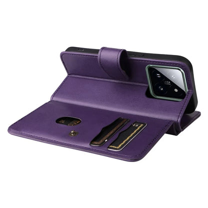 KT Multi-functional Series-1 For Xiaomi 14 Pro Leather Wallet Case with 10 Card Slots