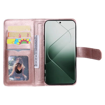 KT Multi-functional Series-1 For Xiaomi 14 Pro Leather Wallet Case with 10 Card Slots