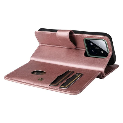 KT Multi-functional Series-1 For Xiaomi 14 Pro Leather Wallet Case with 10 Card Slots