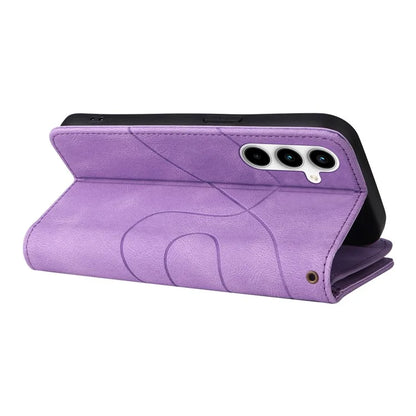 KT Multi-function Series-5 For Samsung Galaxy A35 5G Wallet Leather Case Dual Color Splicing