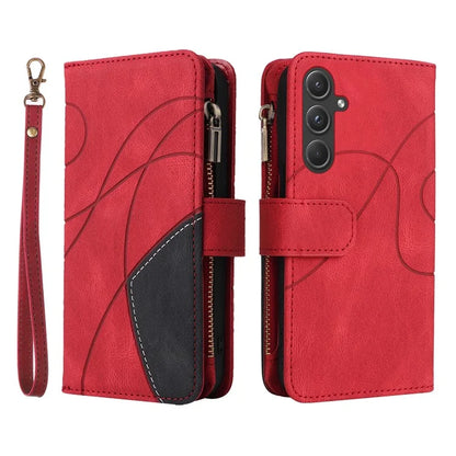 KT Multi-function Series-5 For Samsung Galaxy A55 5G Leather Wallet Case 9 Card Slots