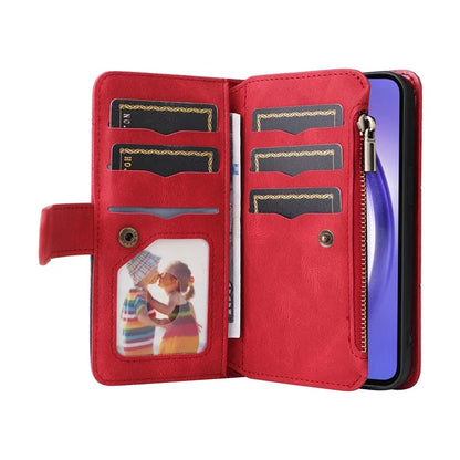 KT Multi-function Series-5 For Samsung Galaxy A55 5G Leather Wallet Case 9 Card Slots